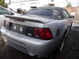 2000 FORD MUSTANG GT SILVER CONVERTIBLE 4.6L AT F18019